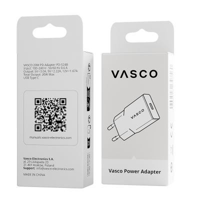 Adaptador de alimentação (ficha UE)